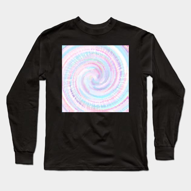 Soft Swirl Pastel Arrow Pattern Long Sleeve T-Shirt by Peaceful Space AS